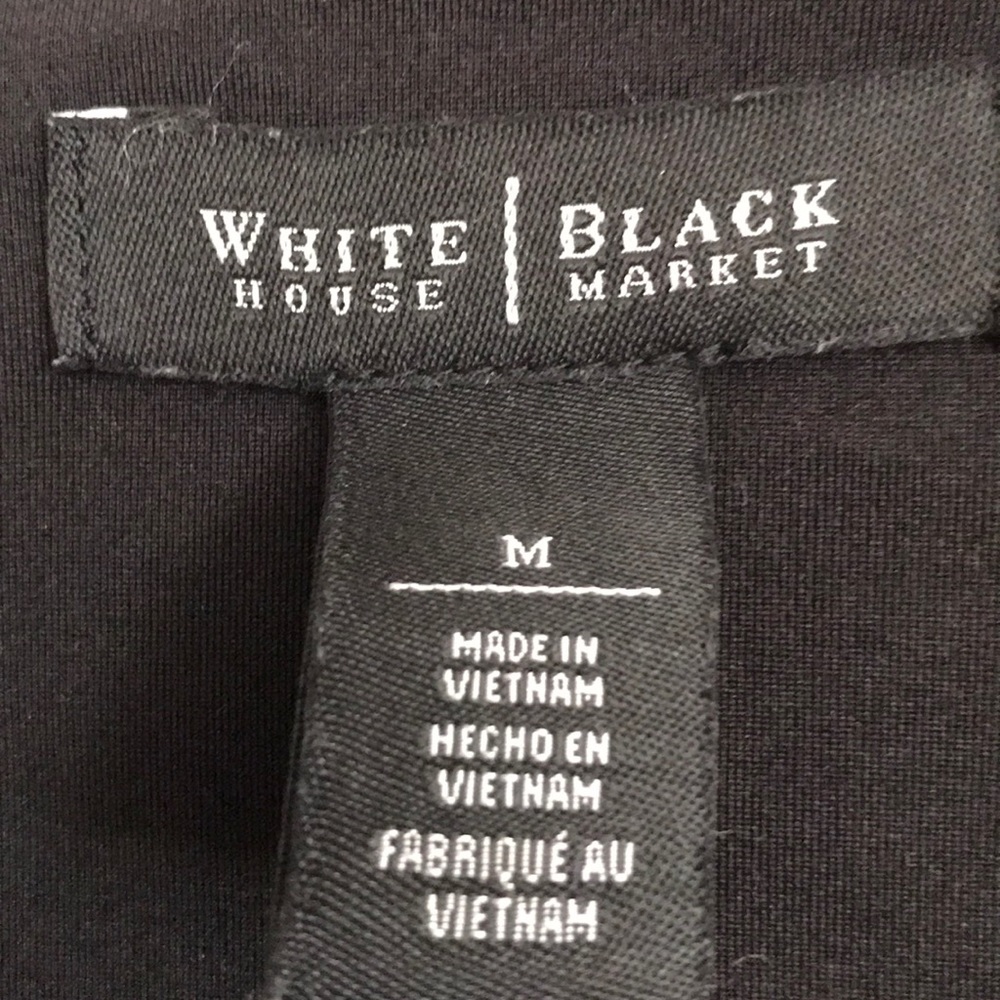 White house black market dress. 3/4 sleeves. - Picture 3 of 3